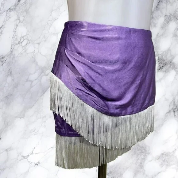 Michael Costello xREVOLVE Jasmine Top and Skort - Purple - Picture 4 of 12